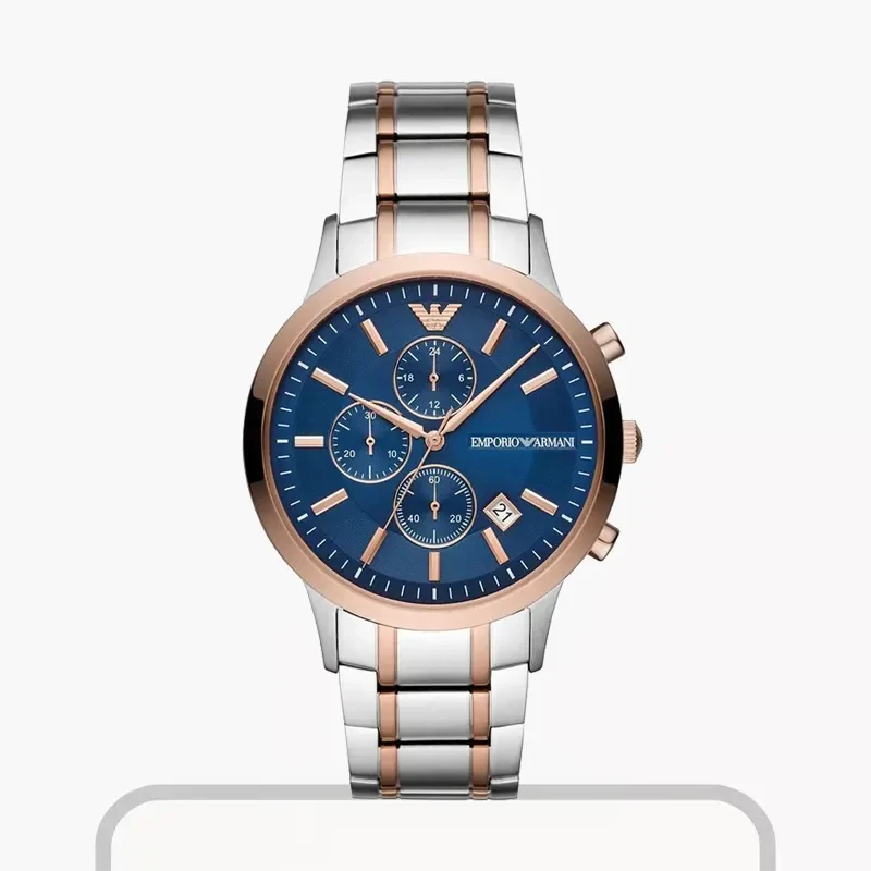 Emporio Armani Chronograph Blue Dial Men's Watch | AR80025